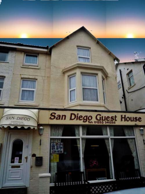San Diego Guest House - Near Pleasure Beach Blackpool Esterno foto
