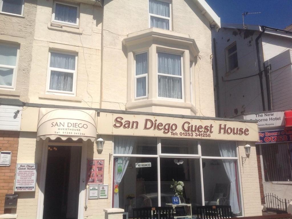 San Diego Guest House - Near Pleasure Beach Blackpool Esterno foto